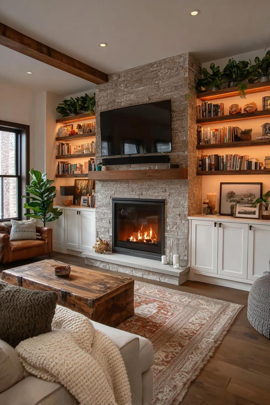 Position Your Television Above the Hearth