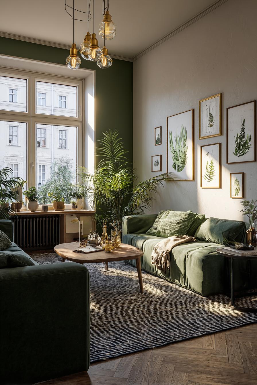 Layer Diverse Houseplants to Cultivate a Fresh Mint Ambiance