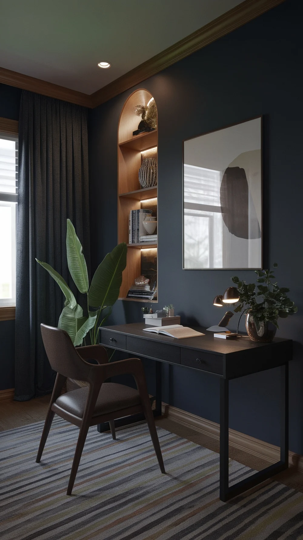 17 Moody Home Office Ideas That Boost Productivity and Calm Your Mind