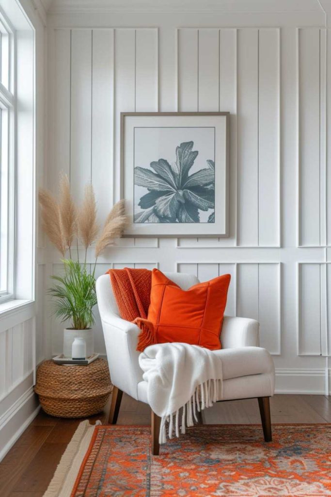 There's just something appealing about the simplicity of beadboard, and you can highlight its rustic appeal by pairing it with elegant, traditional paneling.