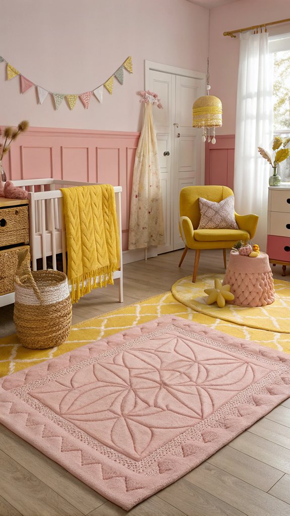 Layering rugs for style