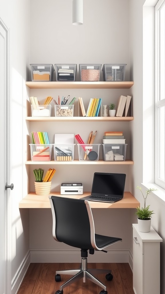 Use clear memory containers