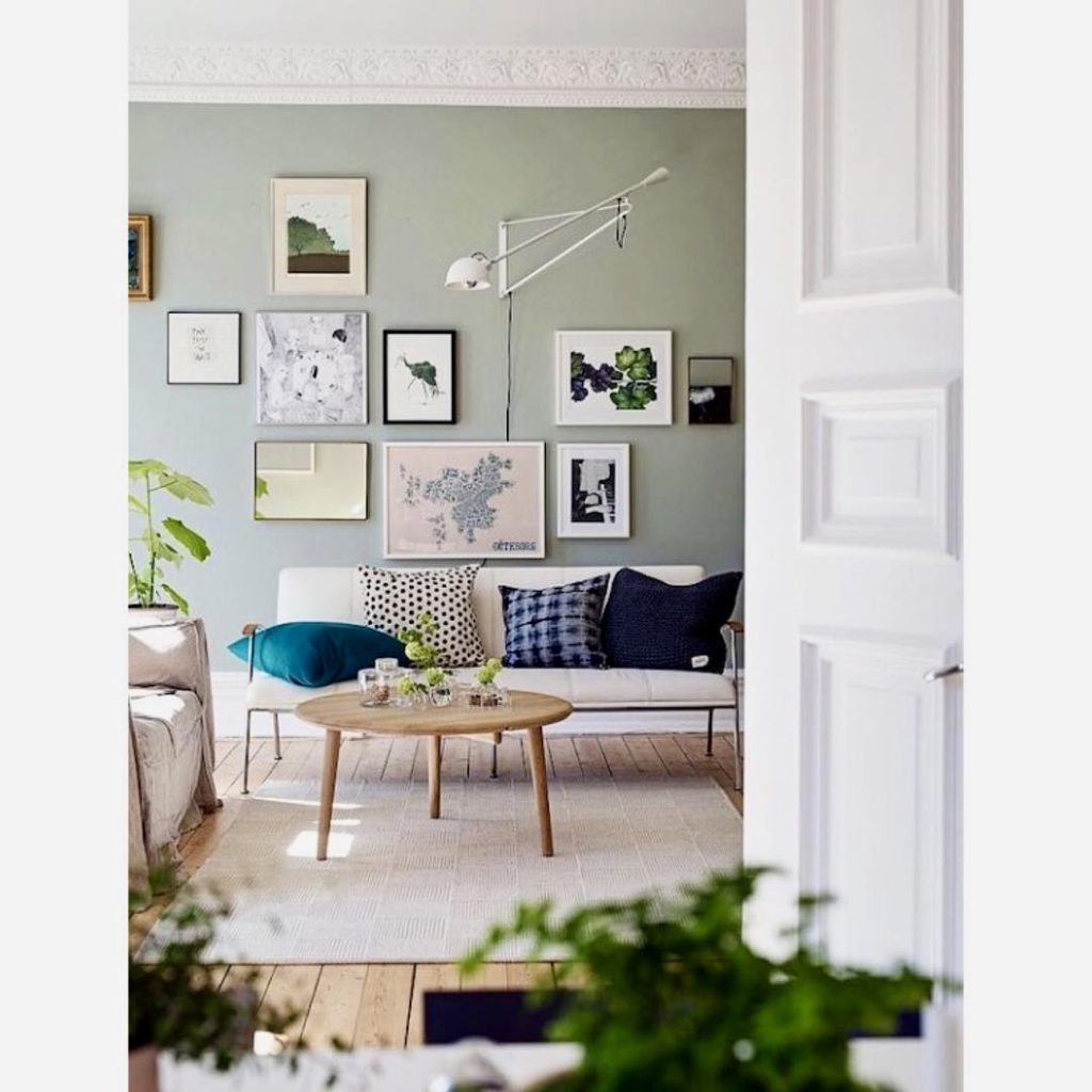 Olive Green Living Room