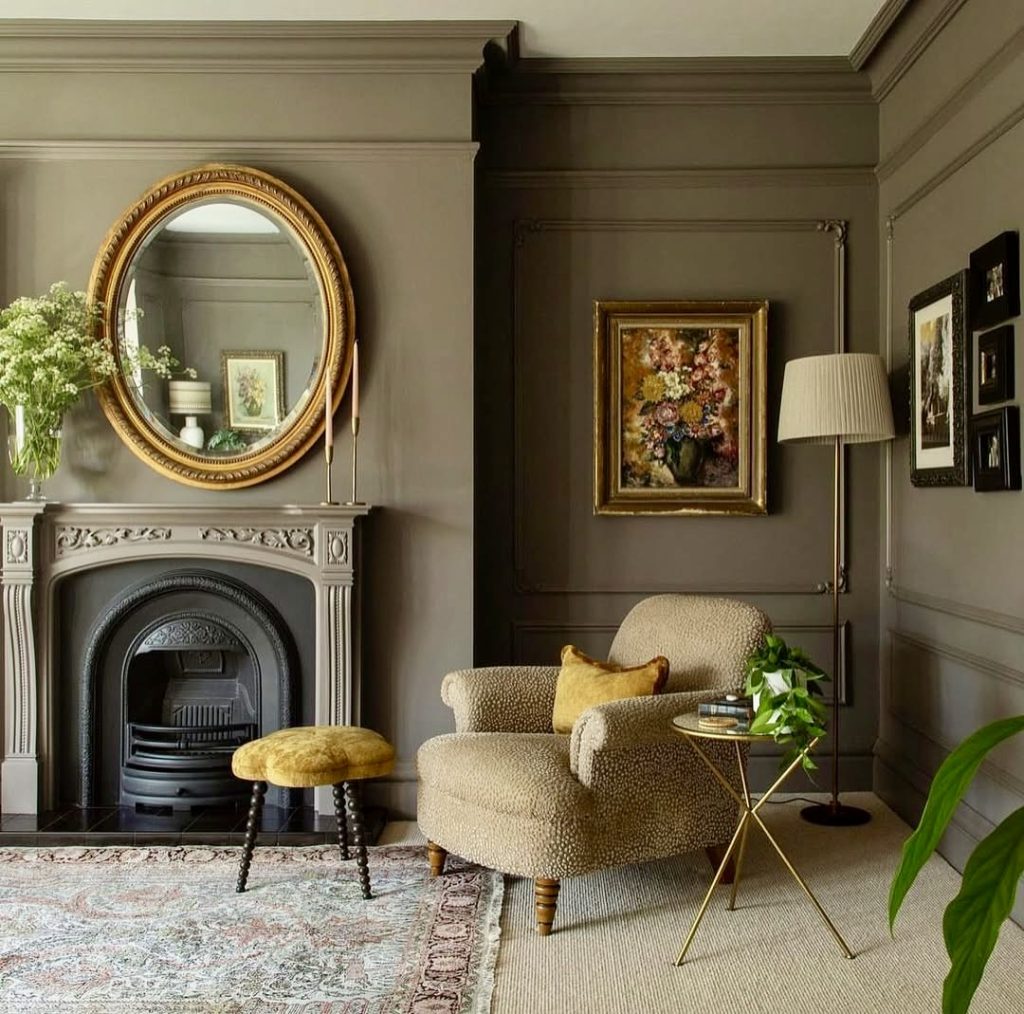 Rich Taupe Living Room