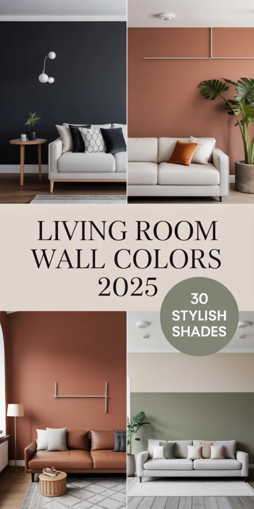 Living Room Wall Colors 2025