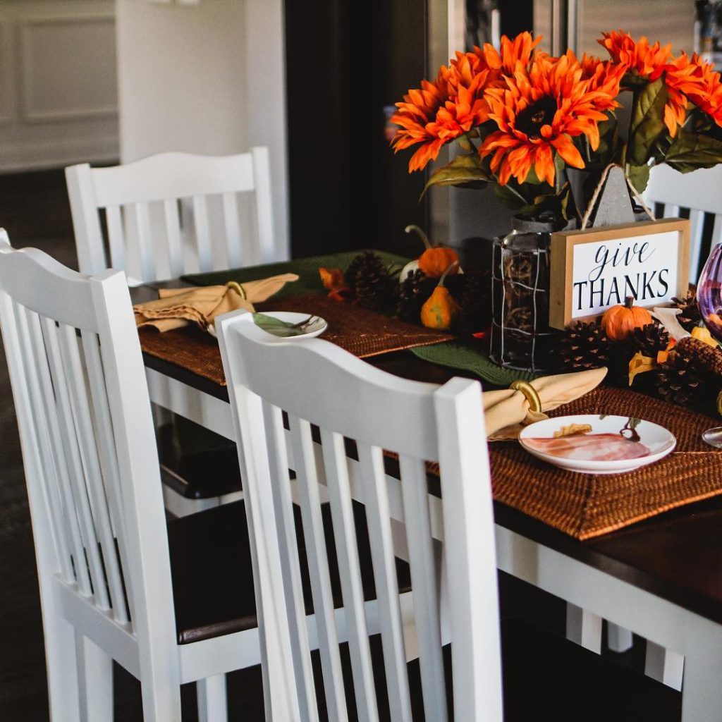 Sunflower Thanksgiving Table