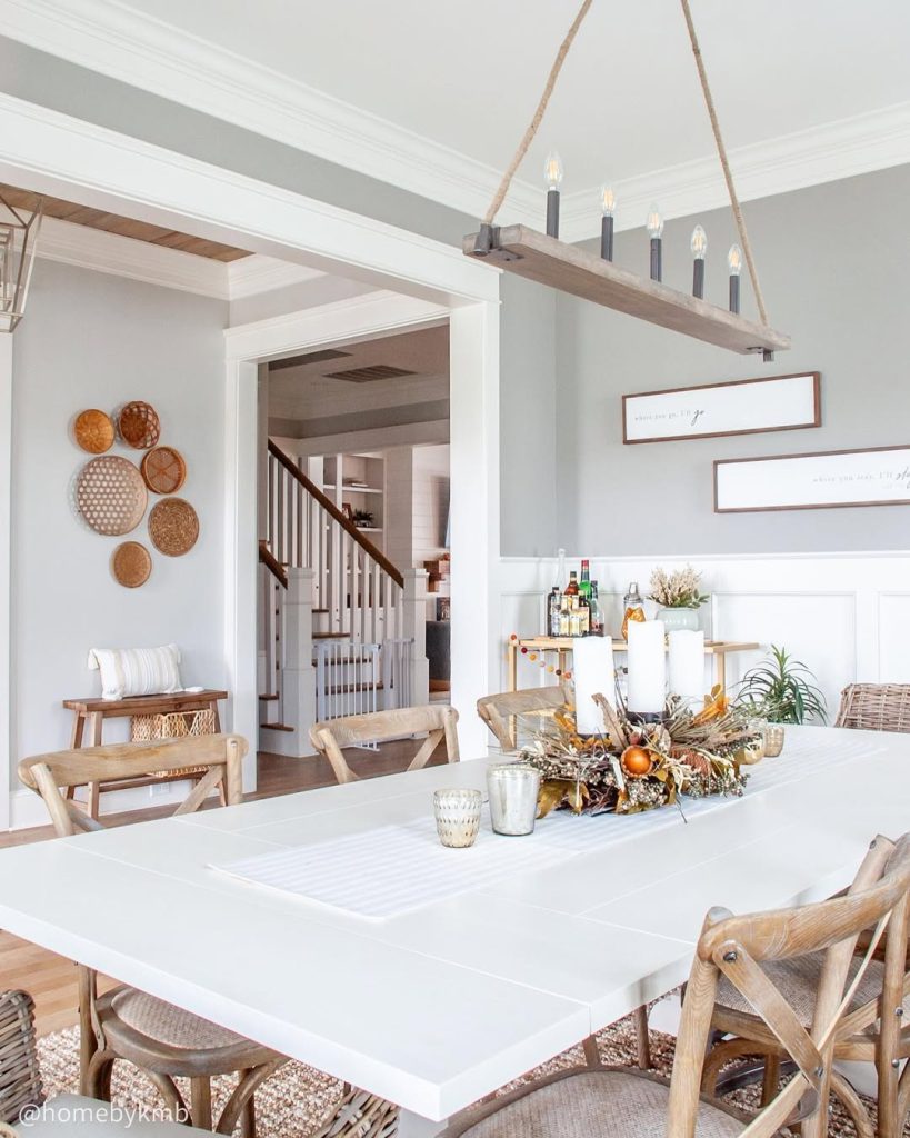 Neutral Thanksgiving Dining Room