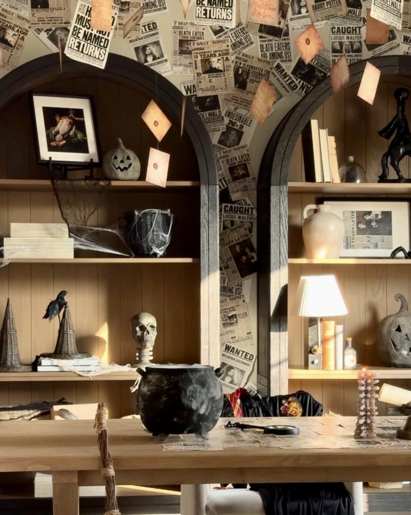Haunted Library Decor