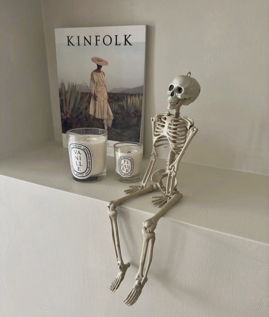 Skeleton with Candles