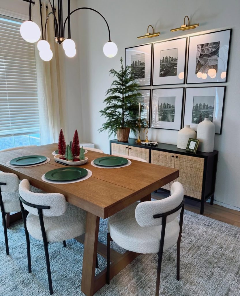 Black and white gallery wall