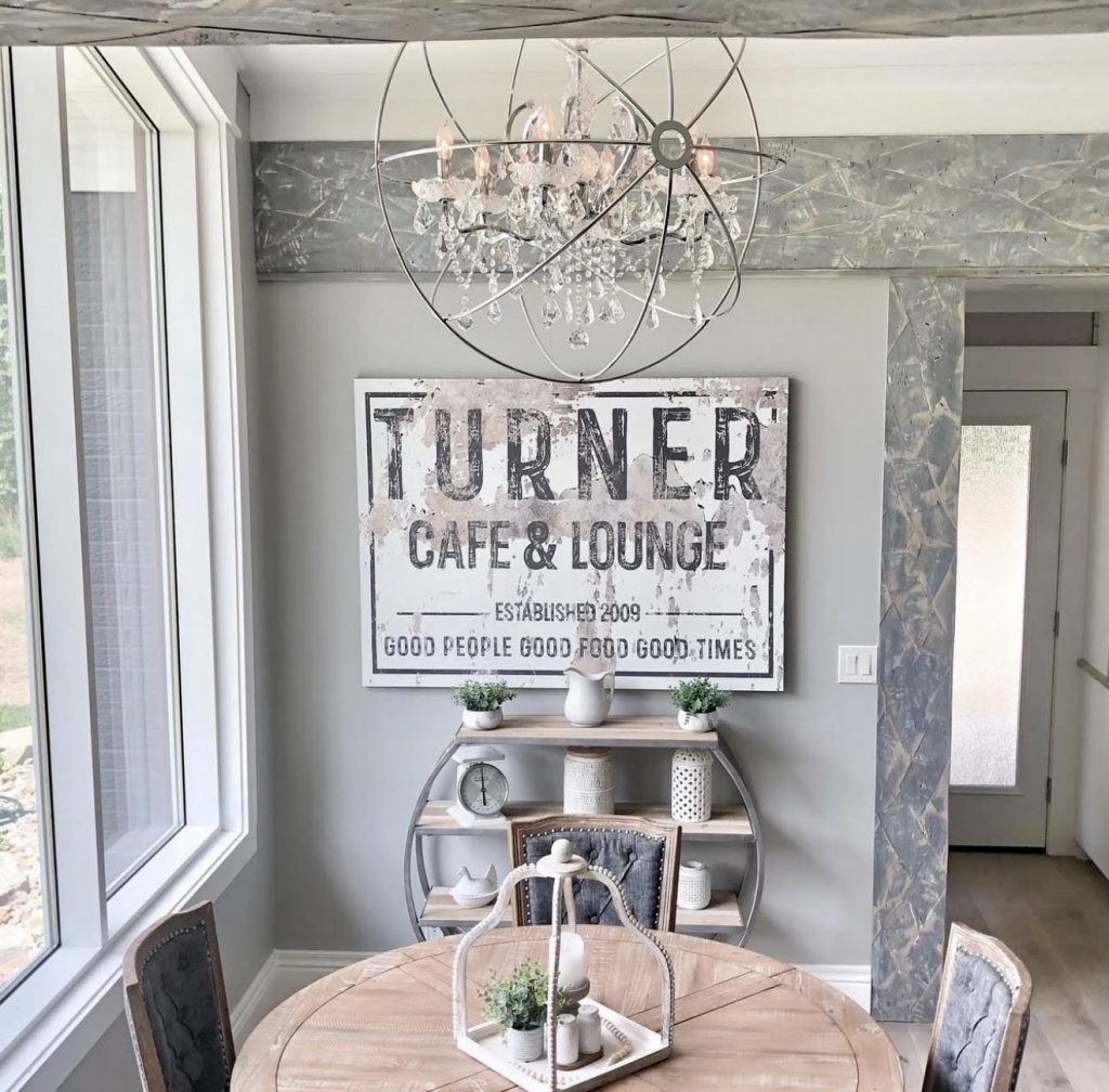 Vintage café sign wall art