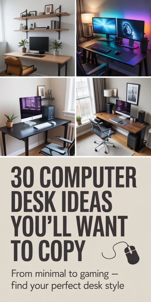 Executive Desk Setup