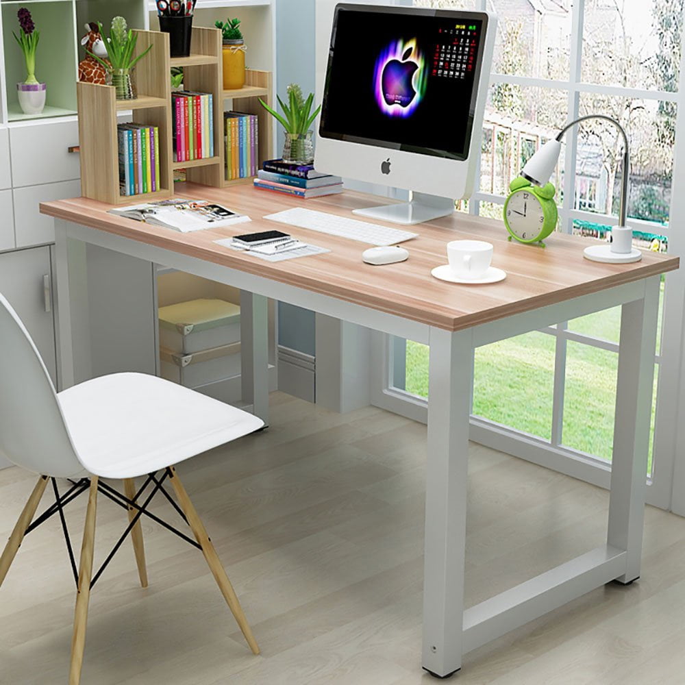 Spacious Work Desk with Vertical Storage
