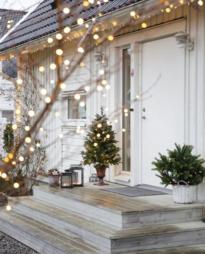 Scandinavian-inspired minimal Christmas decor