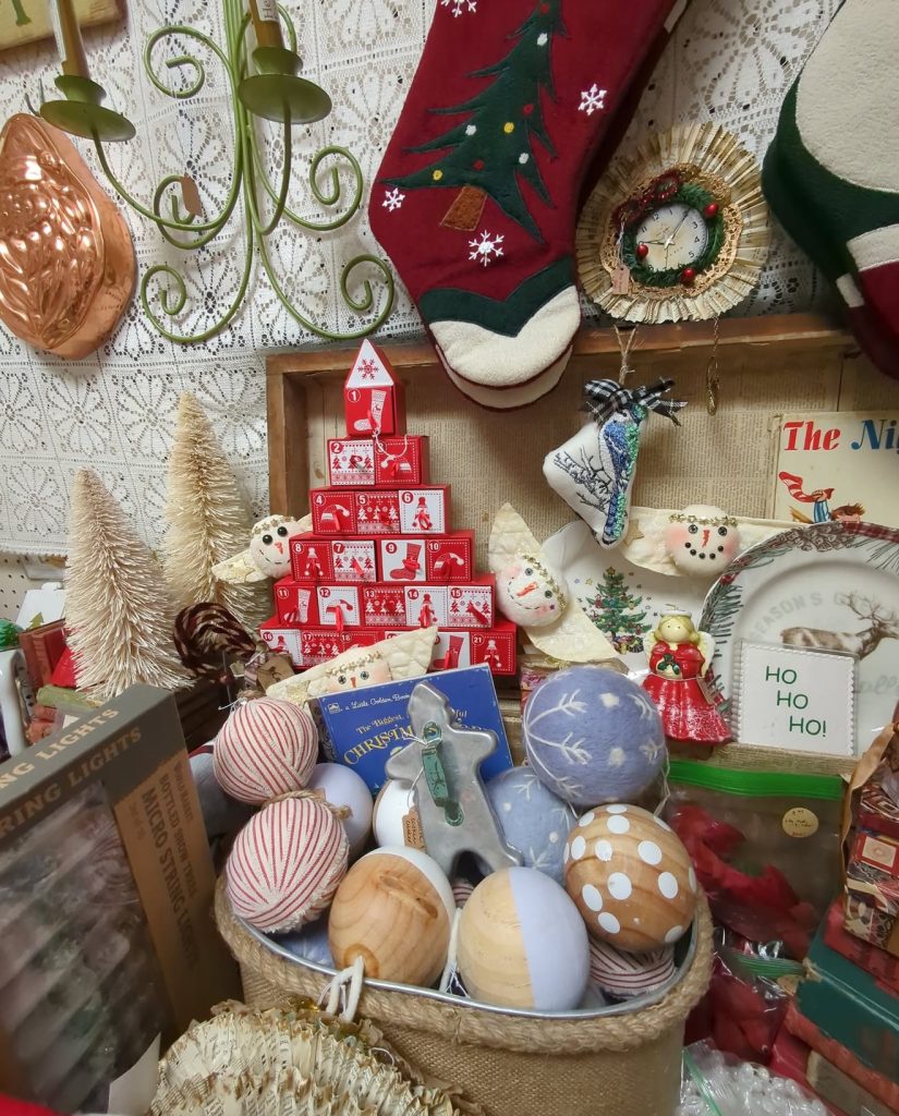 Vintage Stockings and Decor