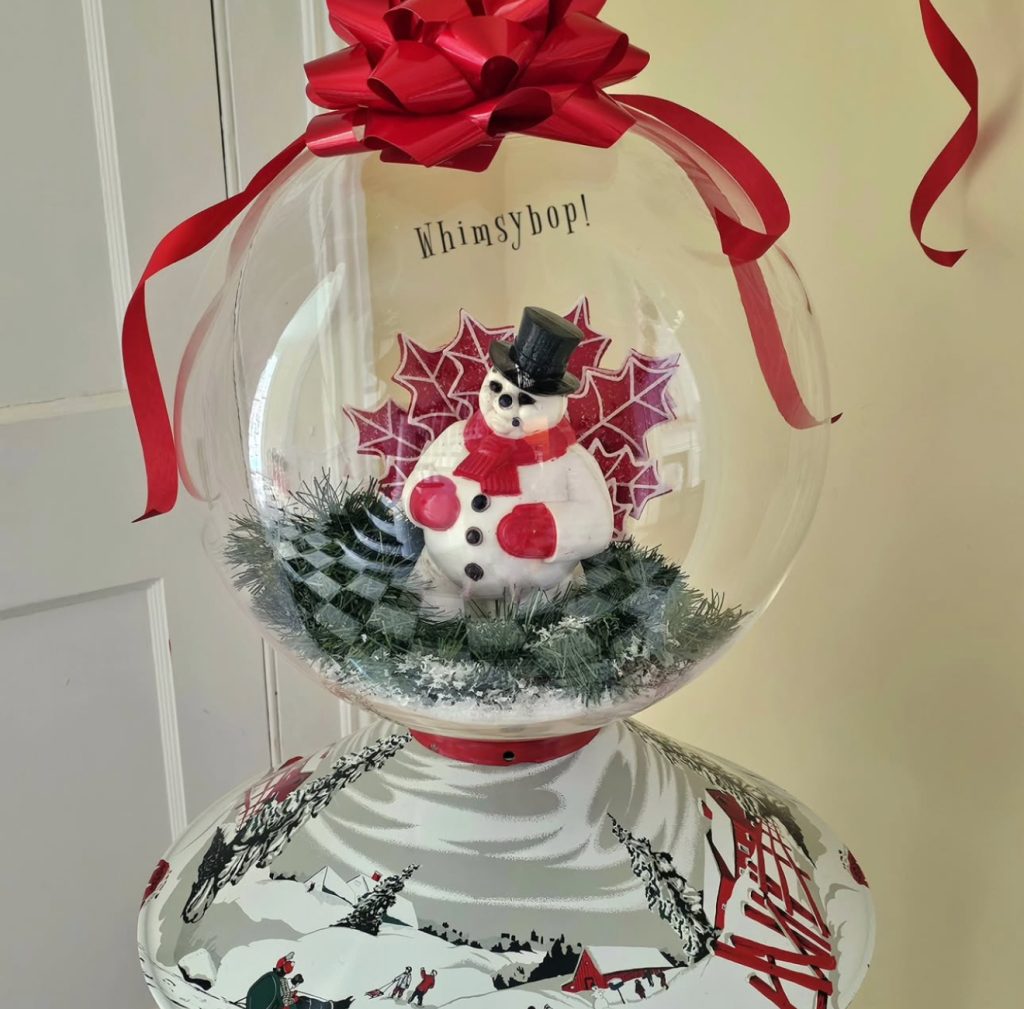 Snowman in Large Globe