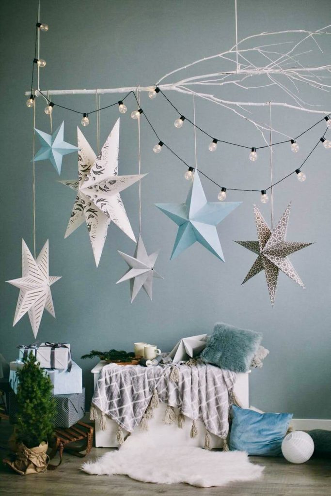 Cozy Scandinavian starry corner