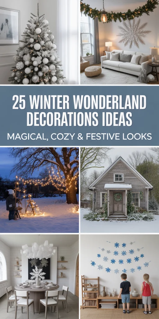 Winter wonderland collage