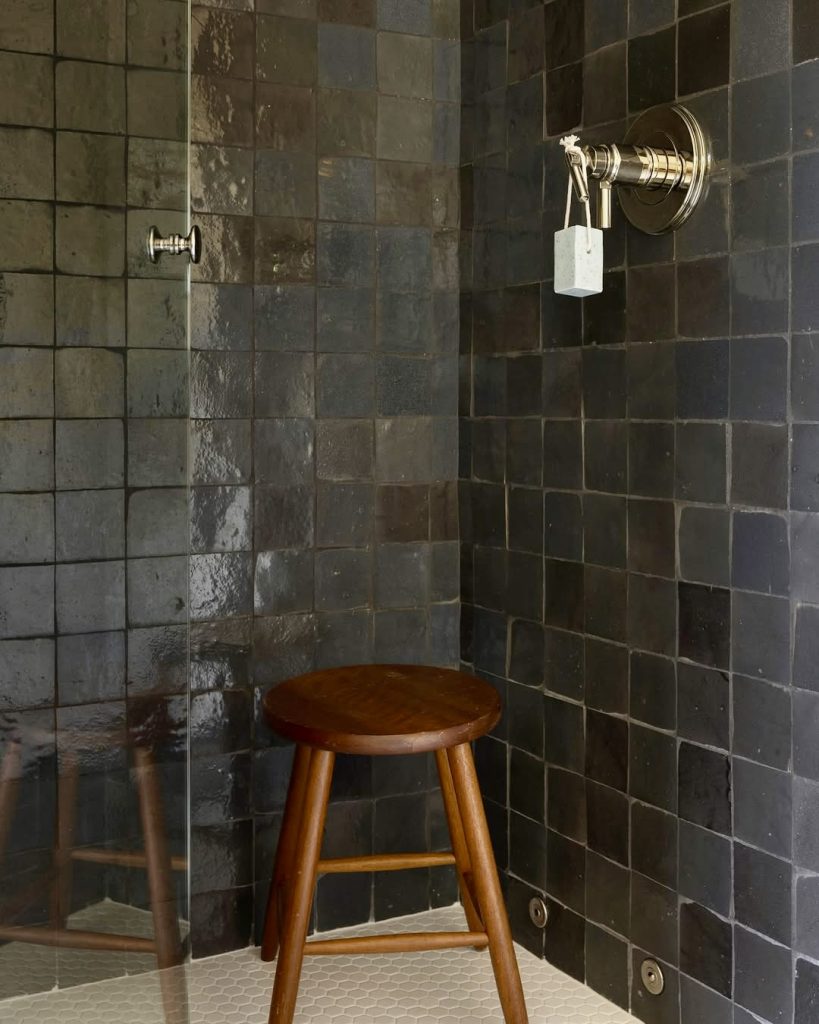 Charcoal Modern Shower Tiles