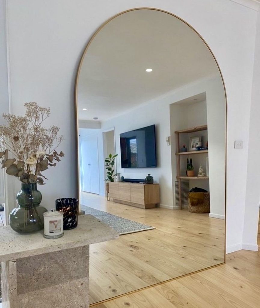 Large Arched Statement Mirror