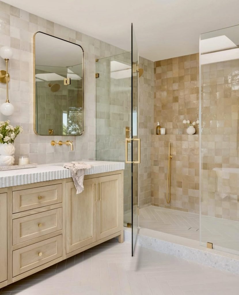 Beige Spa-Like Bathroom