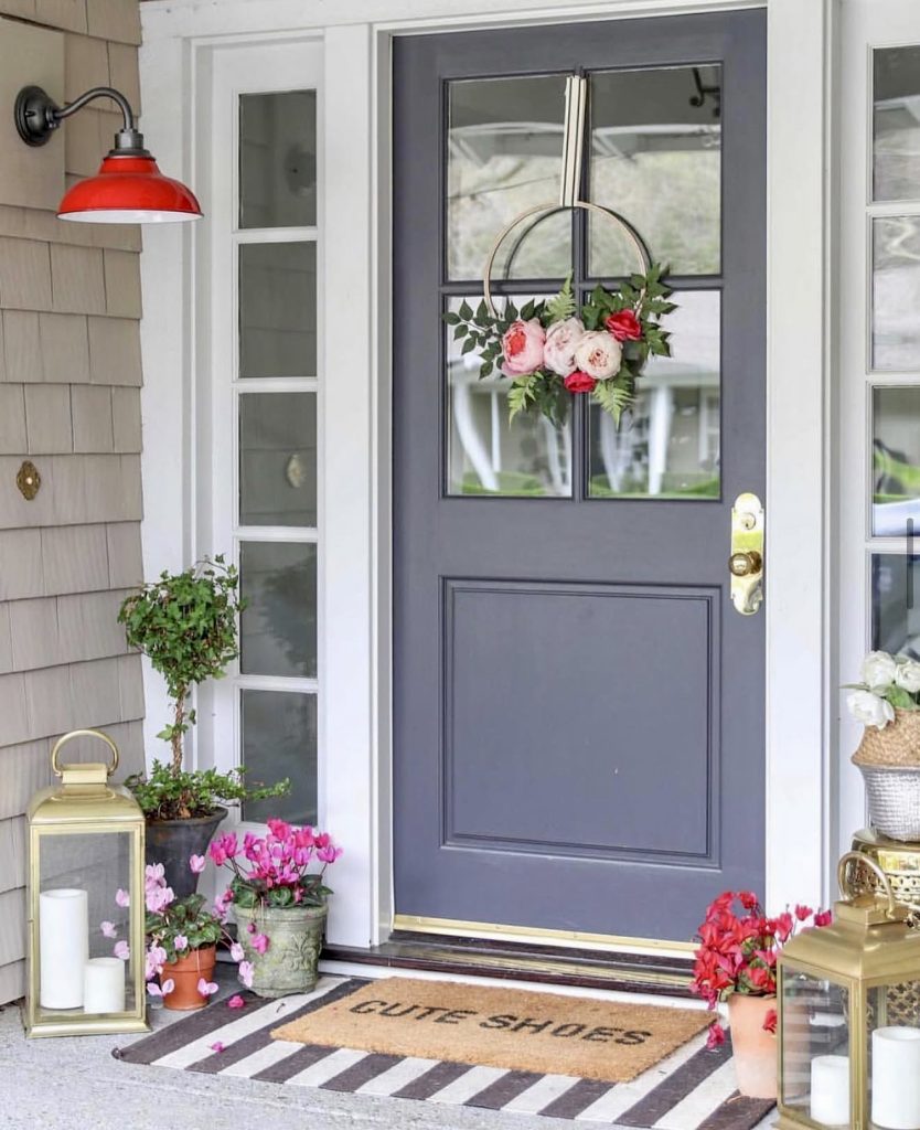 Classic Gray Front Door