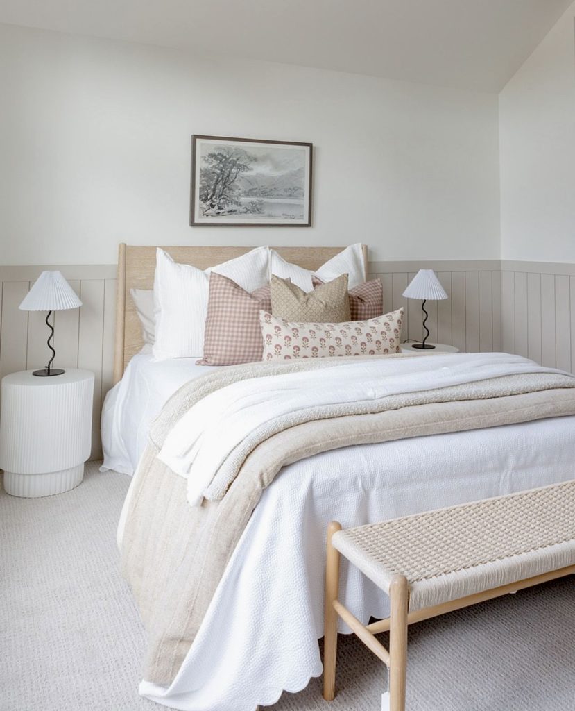 Soft Beige Wainscoting