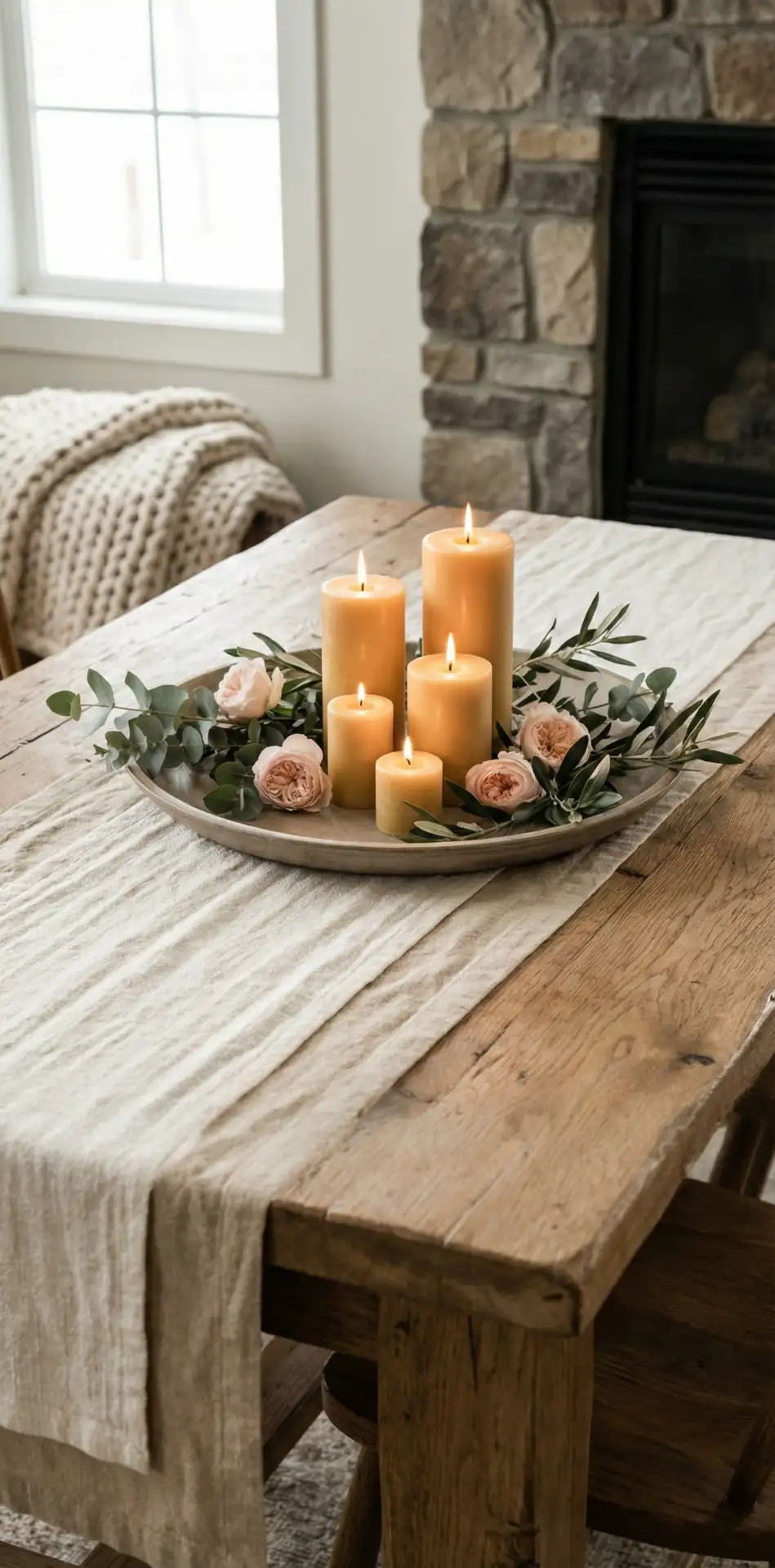 Decorative Tray Centerpiece for Dining 1