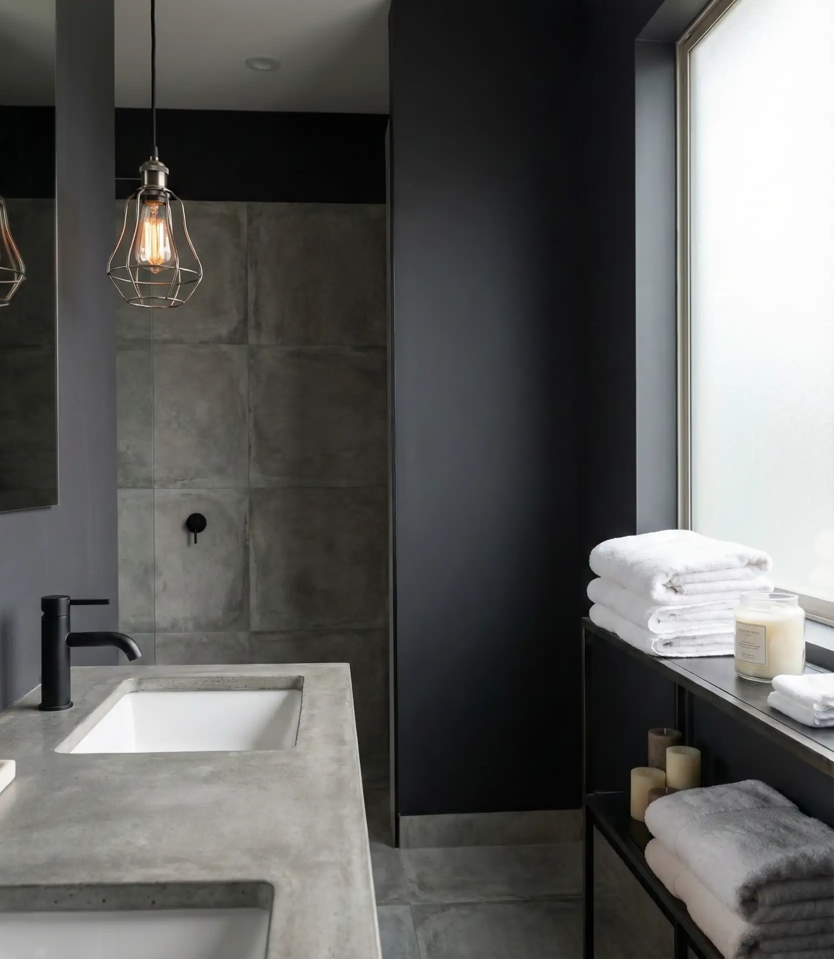 Charcoal and Concrete Gray 1