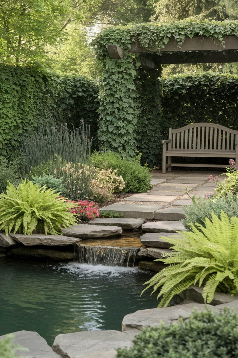 tranquil water feature integration