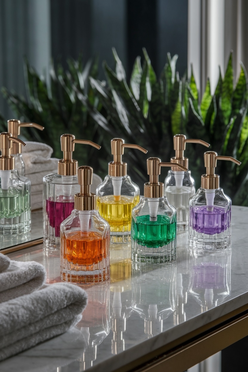 stylish soap dispenser decor