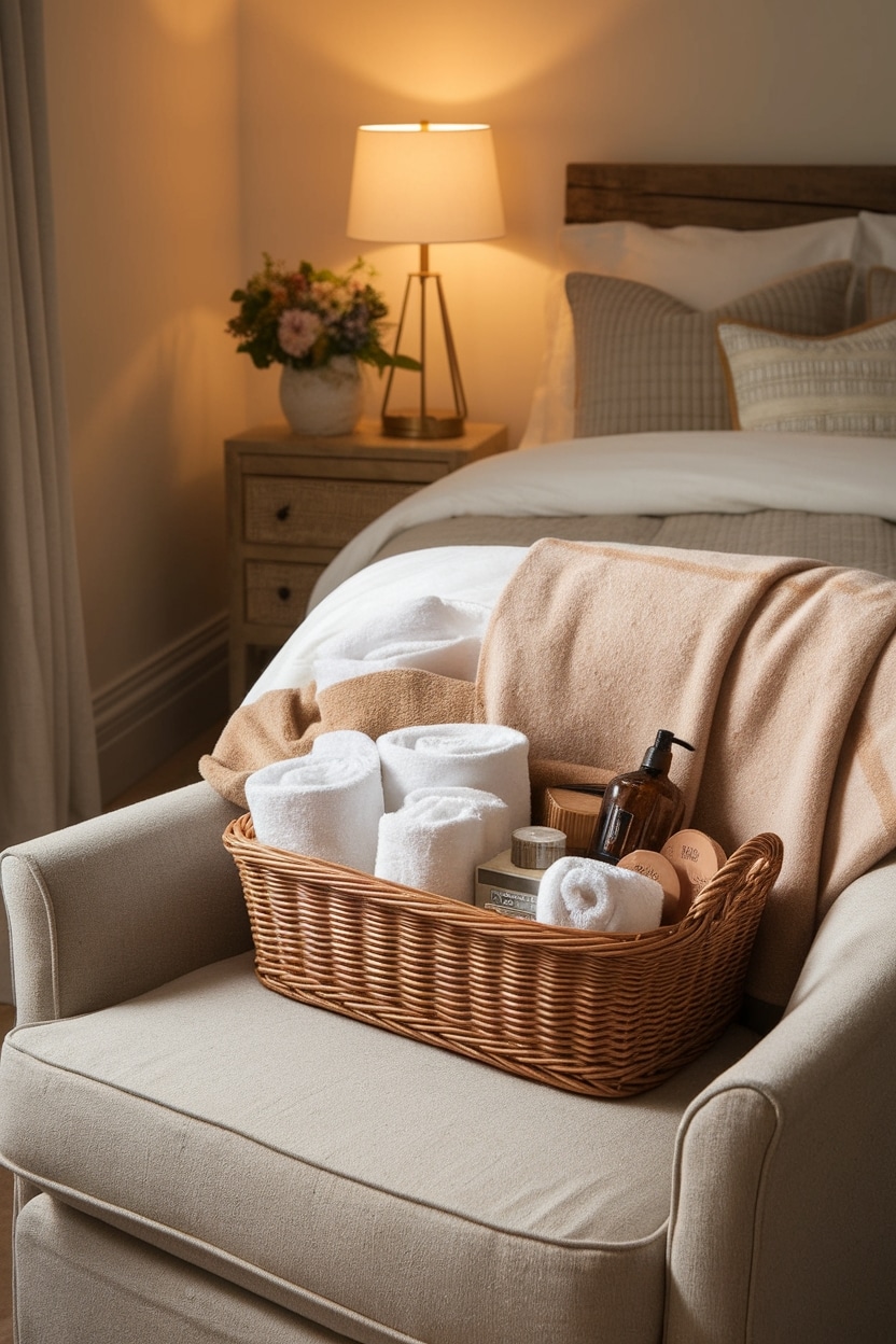 toiletries and amenities provided