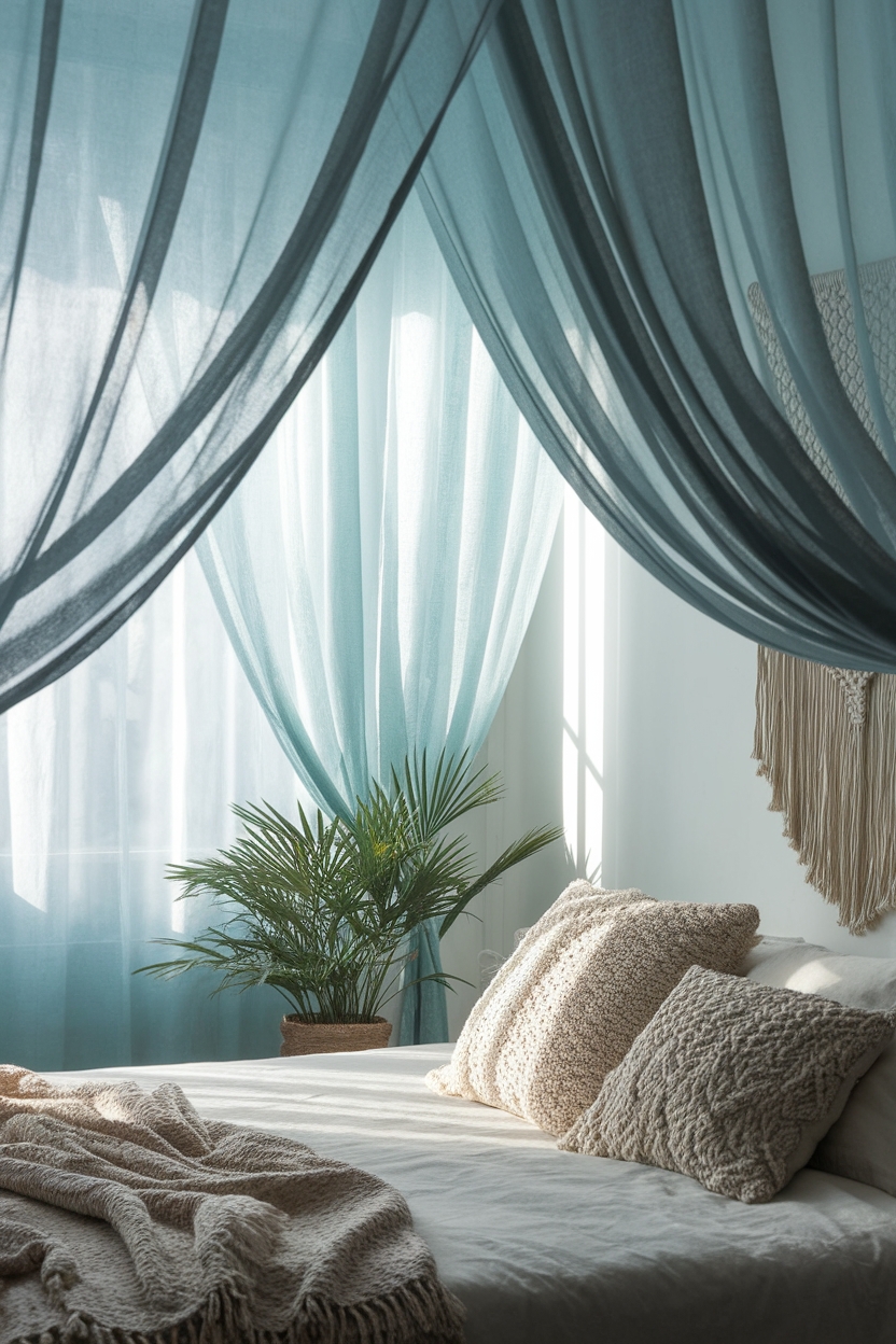 light and airy window treatment