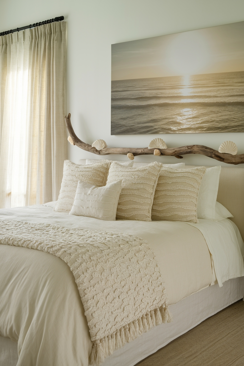 beach inspired artwork transformation