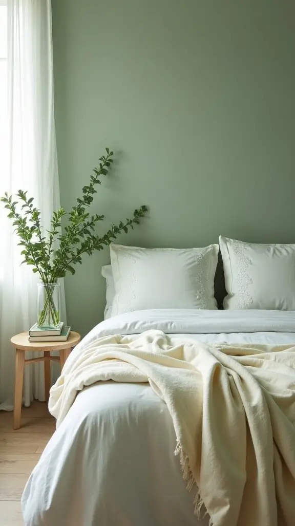 elegant sage green linens
