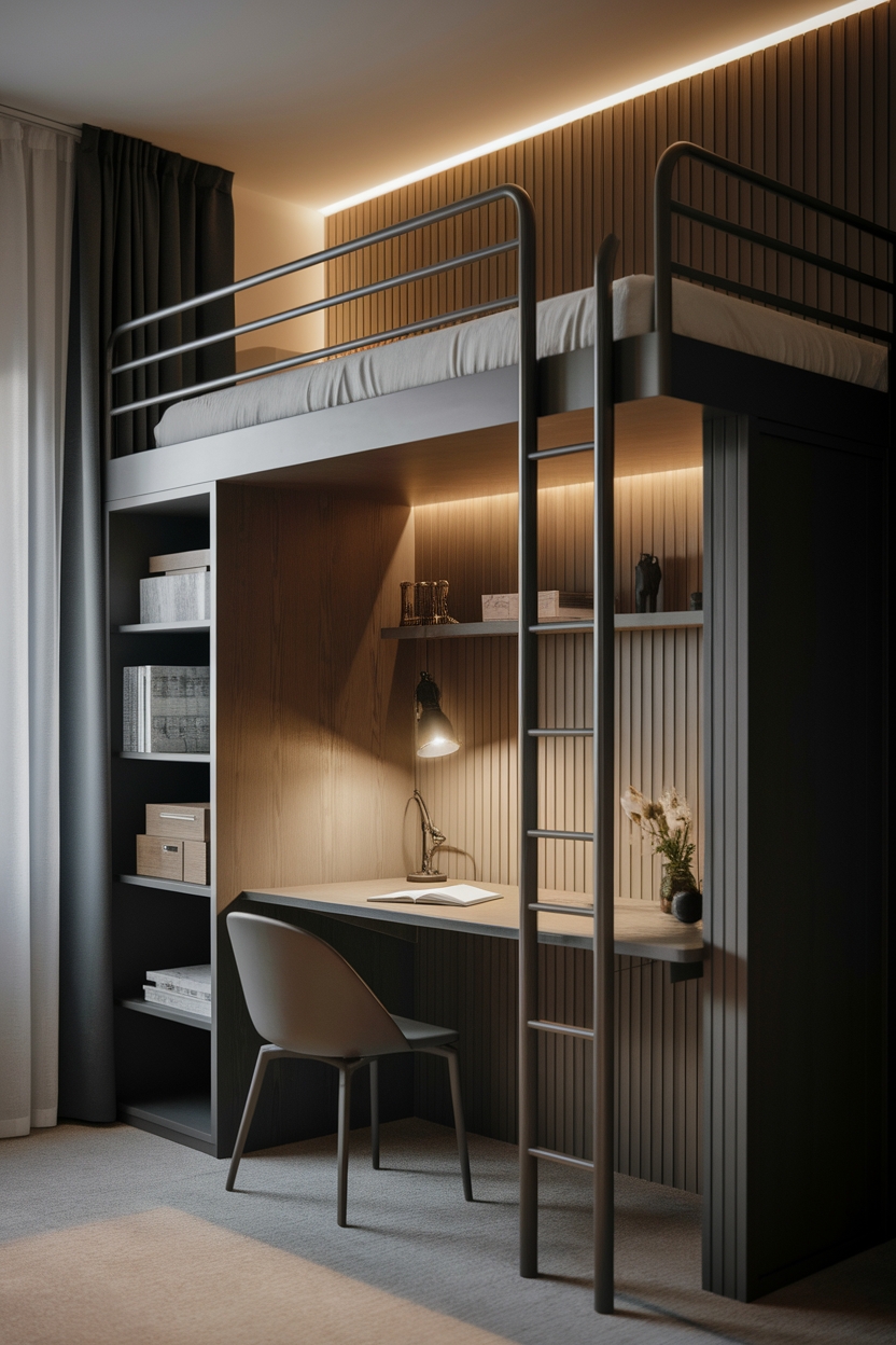 loft bed for storage