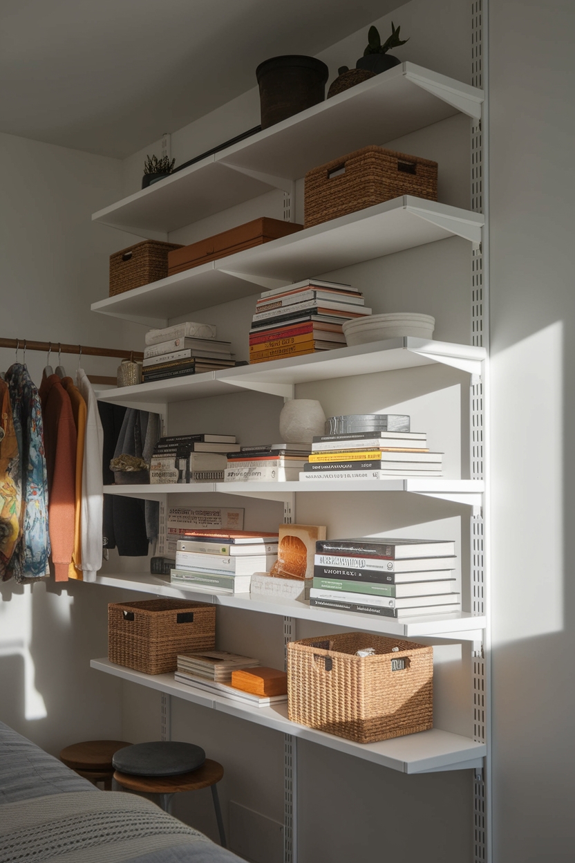 vertical wall storage solution