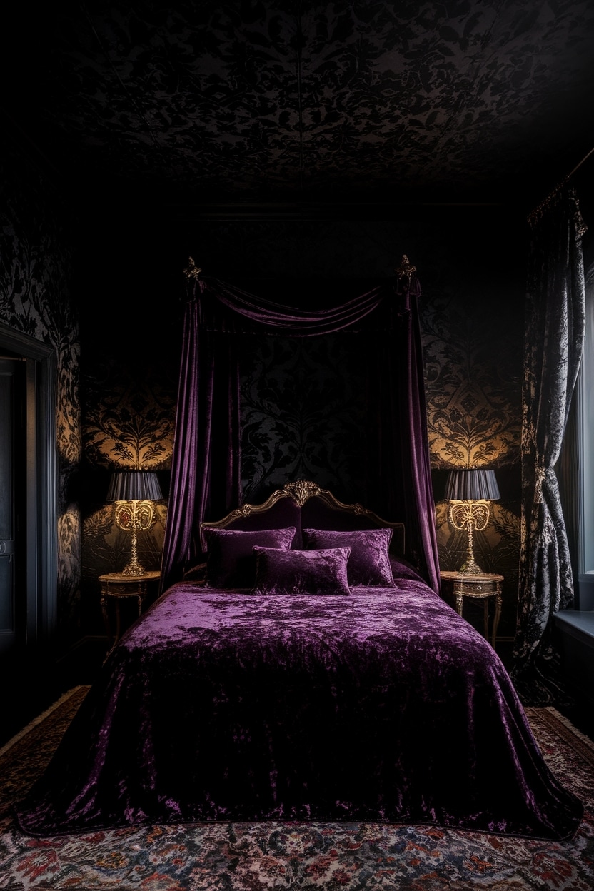 mysterious botanical design motifs