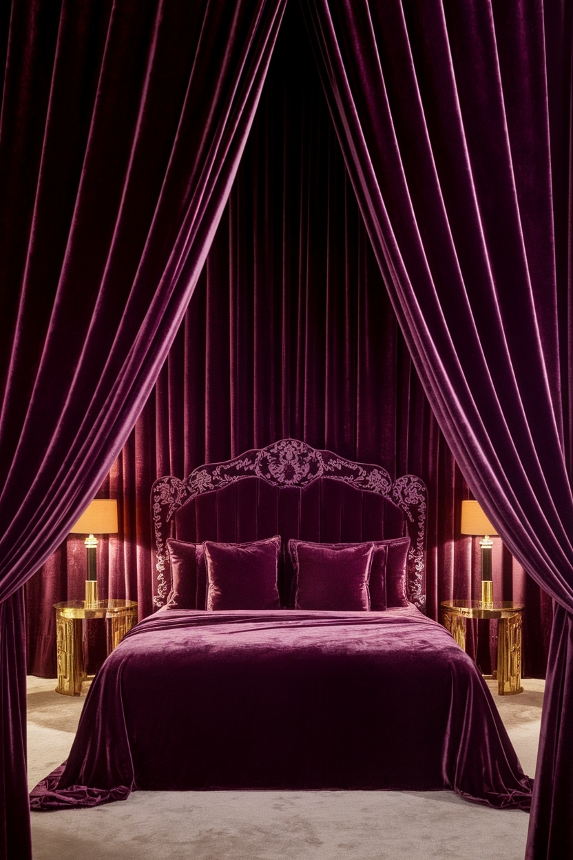 sumptuous velvet touches