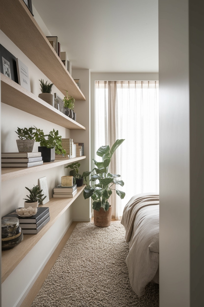 add stylish wall storage