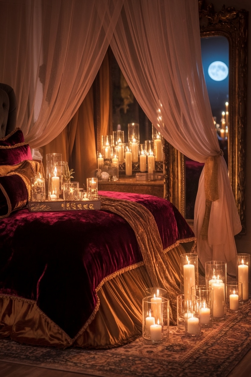 create ambiance with candles
