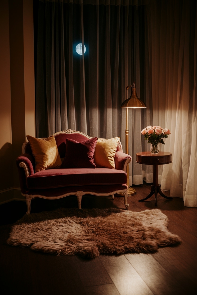 cozy seating arrangement idea