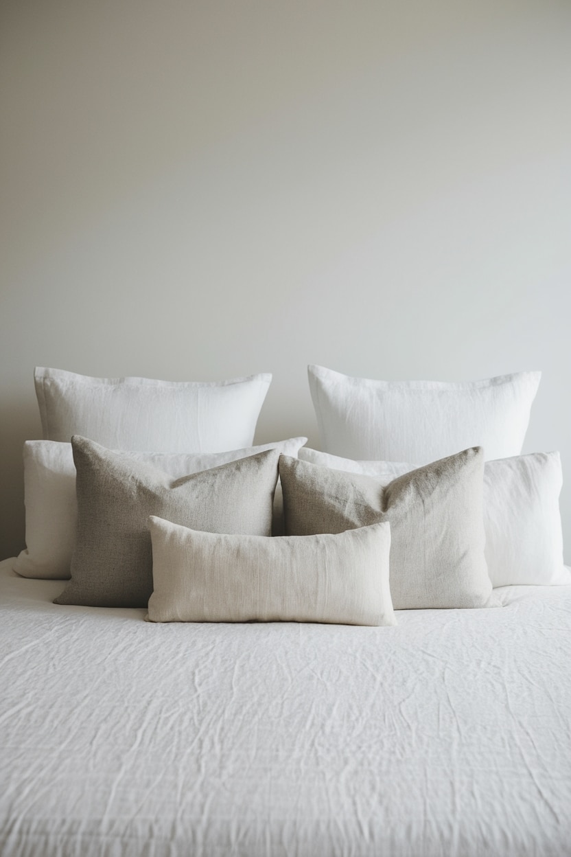 minimalist pillow arrangement tips