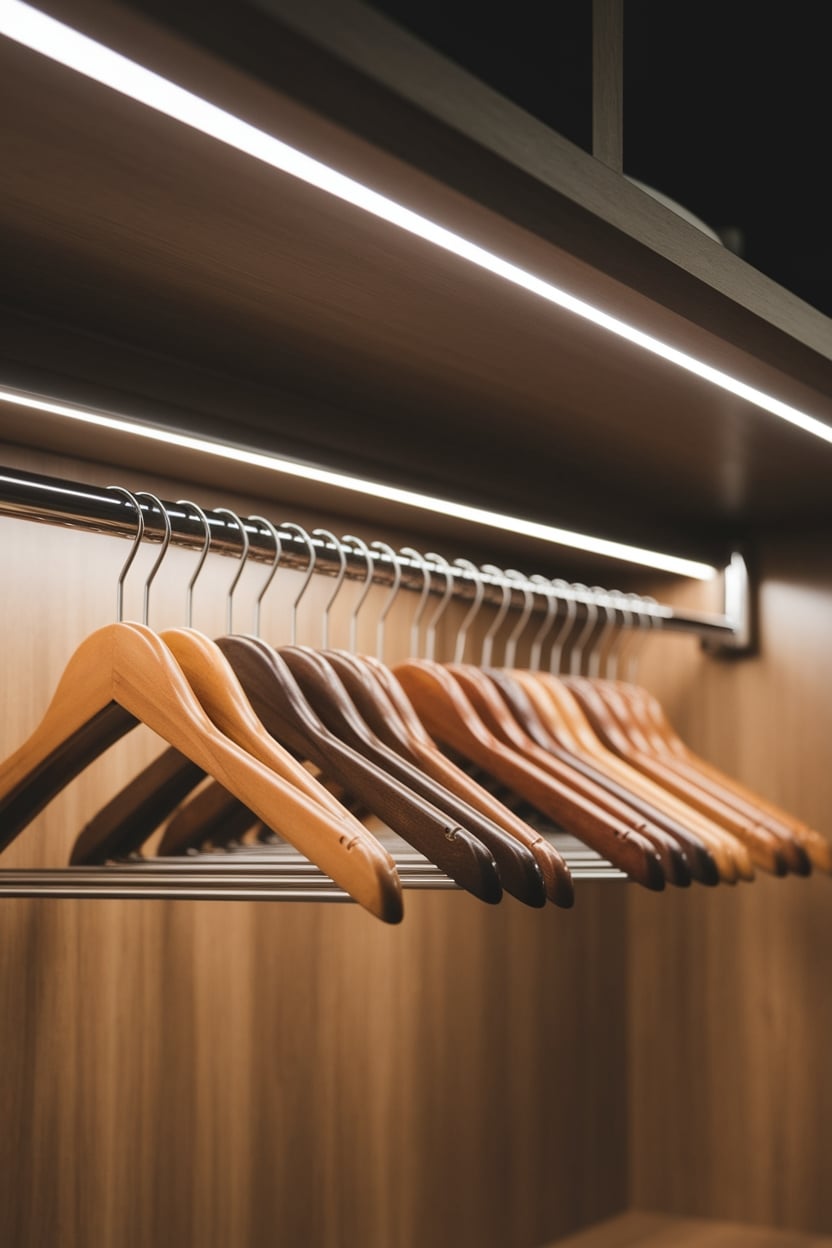 clothes organization and storage