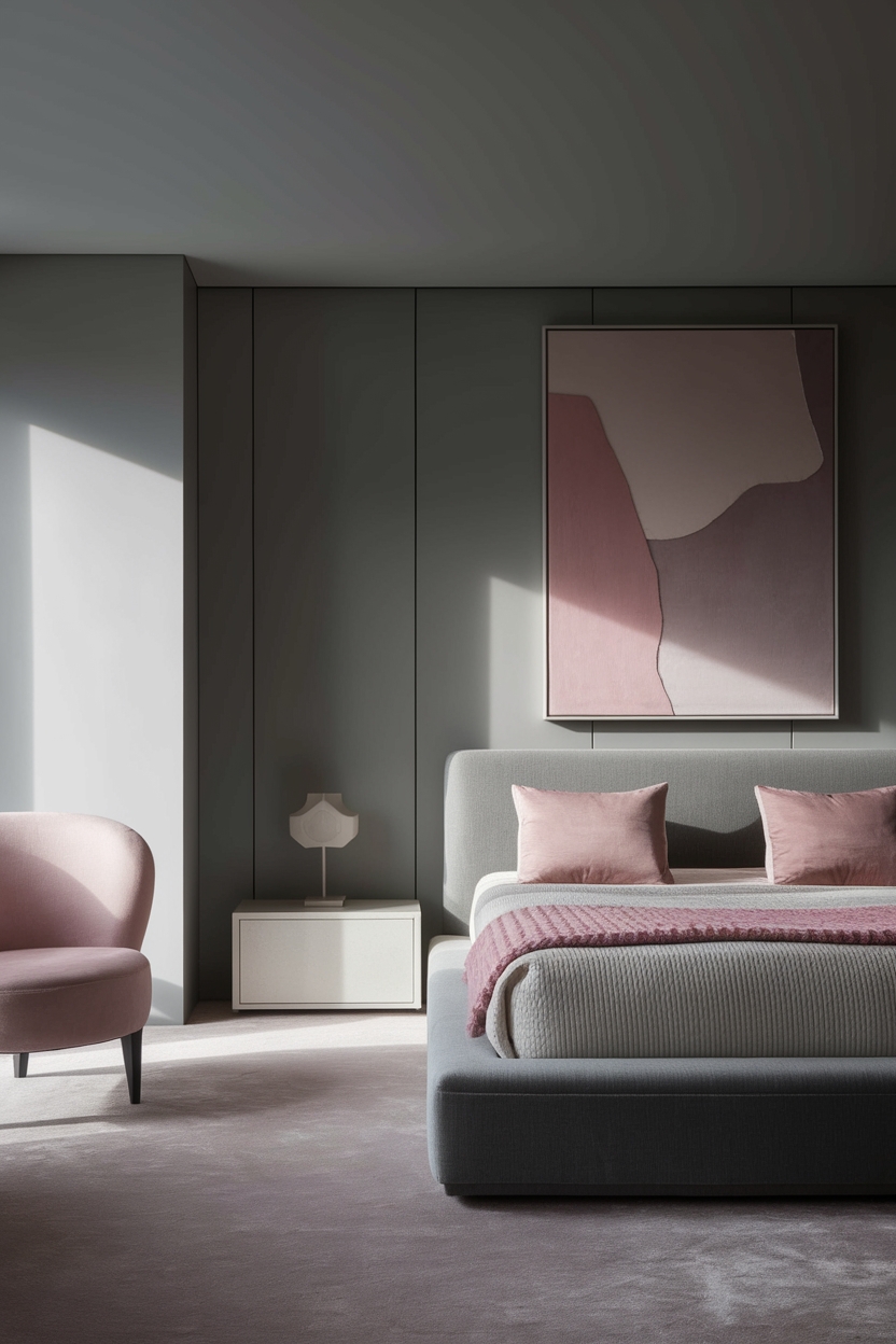 sleek simple serene space