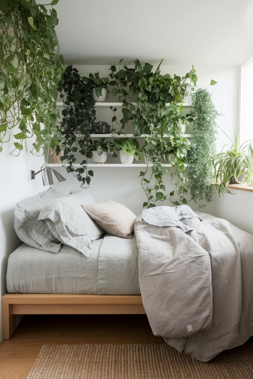 add plants indoors creatively