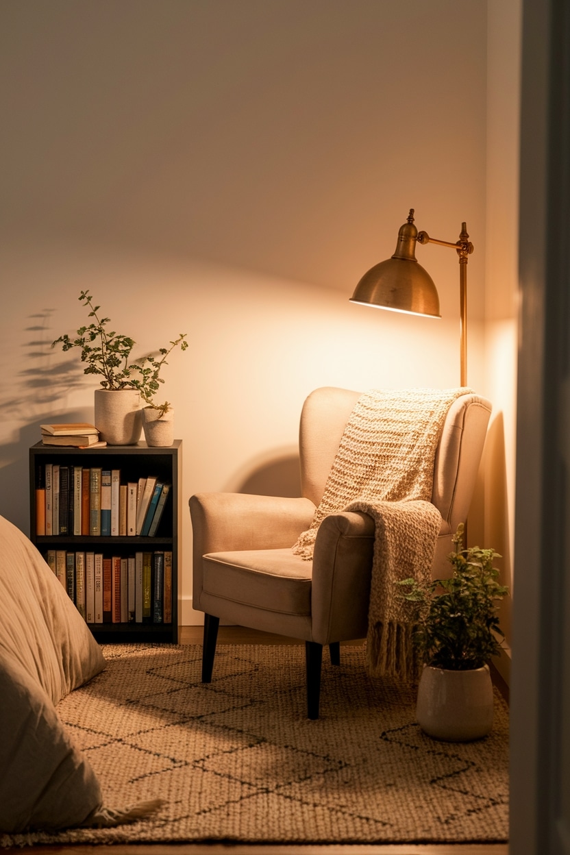cozy nook for reading