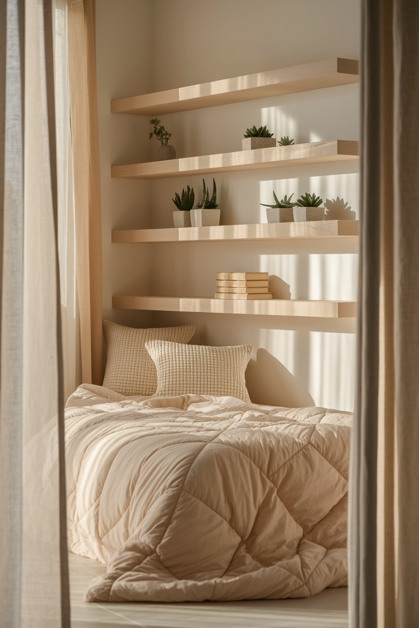 mounting shelves on walls