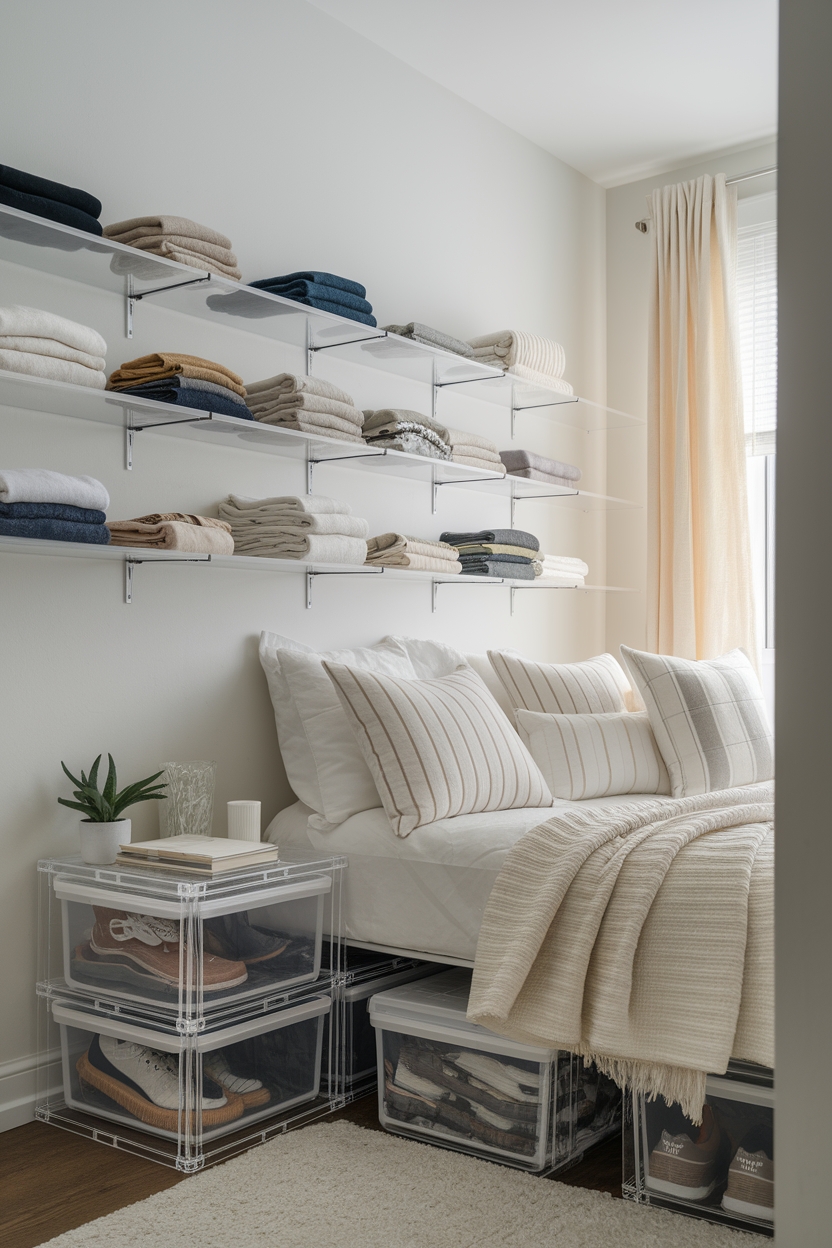 utilize clear storage options