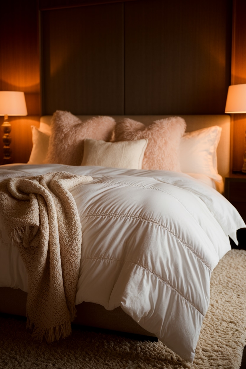 quality bedding enhances comfort